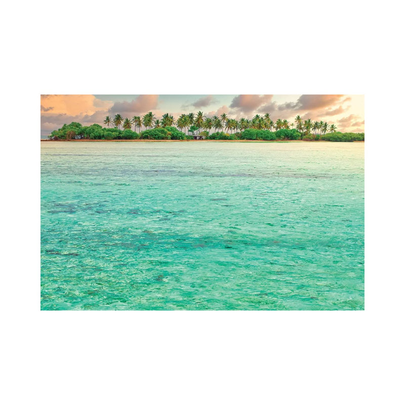 Paradise Sunset by Mark Paulda - Print on Canvas, Wrapped Canvas, 20.32cm H x 30.48cm W x 1.91cm D