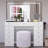 Amelia Premium Vanity Table With Bluetooth Speakers And 11 Spacious Drawers-106057662