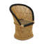 Naim Wicker Outdoor Armless Lounge Chair