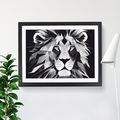 Picturesque Lion - Single Picture Frame Print