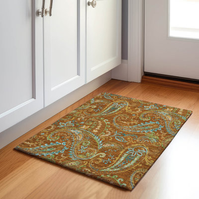 Premium Machine Washable Cerrito AMF533 Paprika Rug