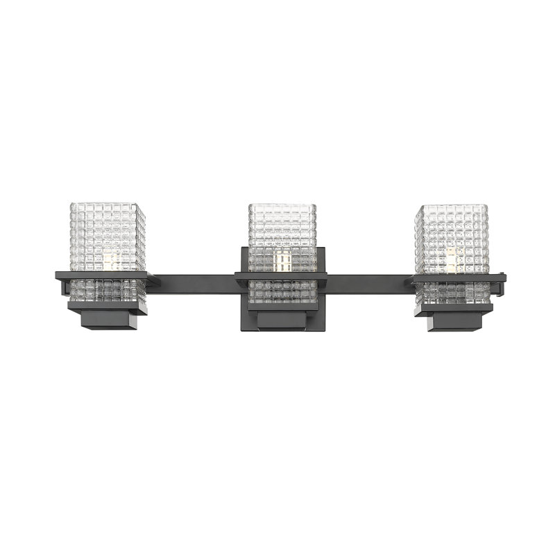 3 - Light Dimmable Bath Bar, Black