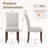 Upholstered Dining Side Chair with High Back and Nailhead Trim, Solid Wood Legs, Modern Parsons for Dining Room-1297595805