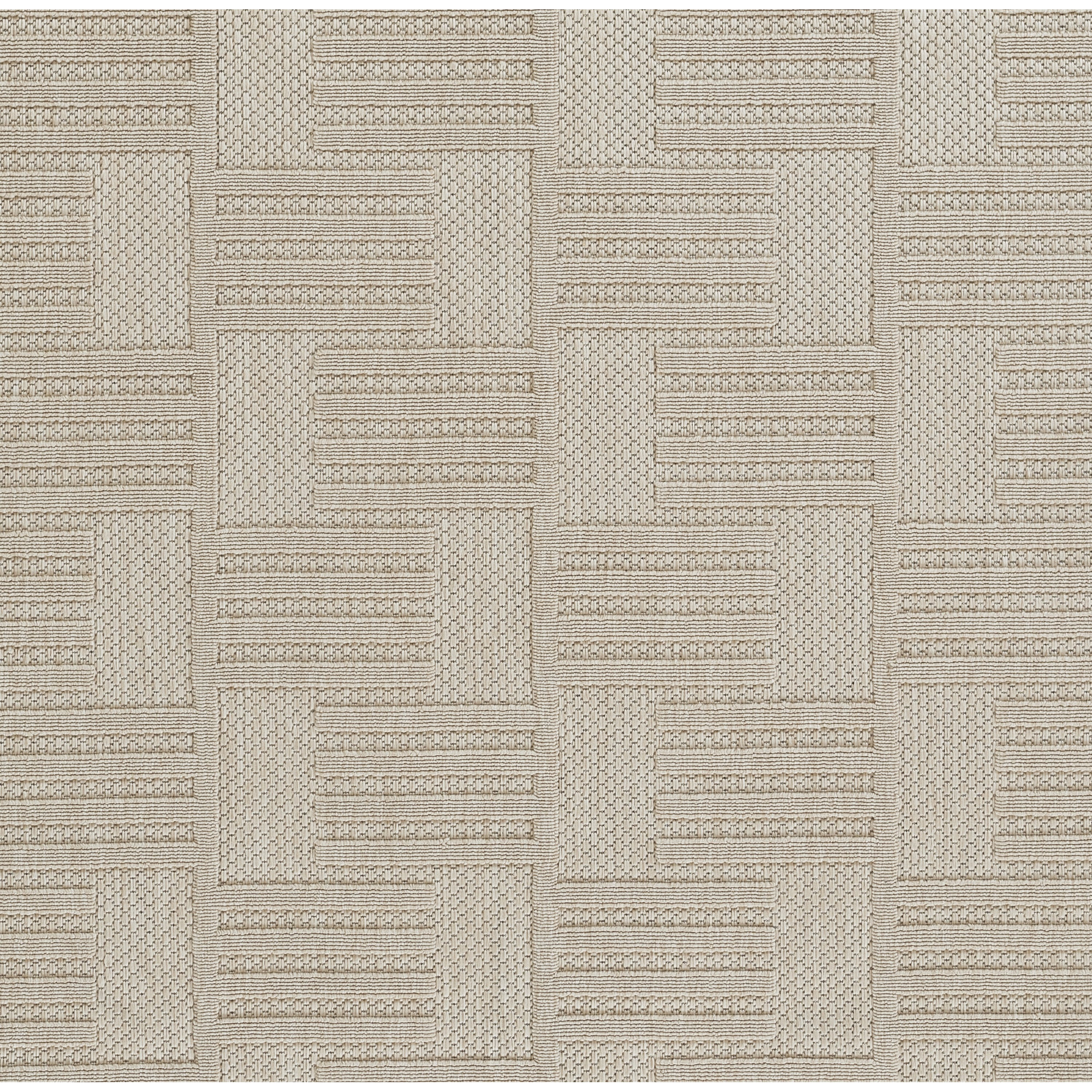Trilby Beige Indoor/Outdoor Rug, Runner 2'7" x 7'6"