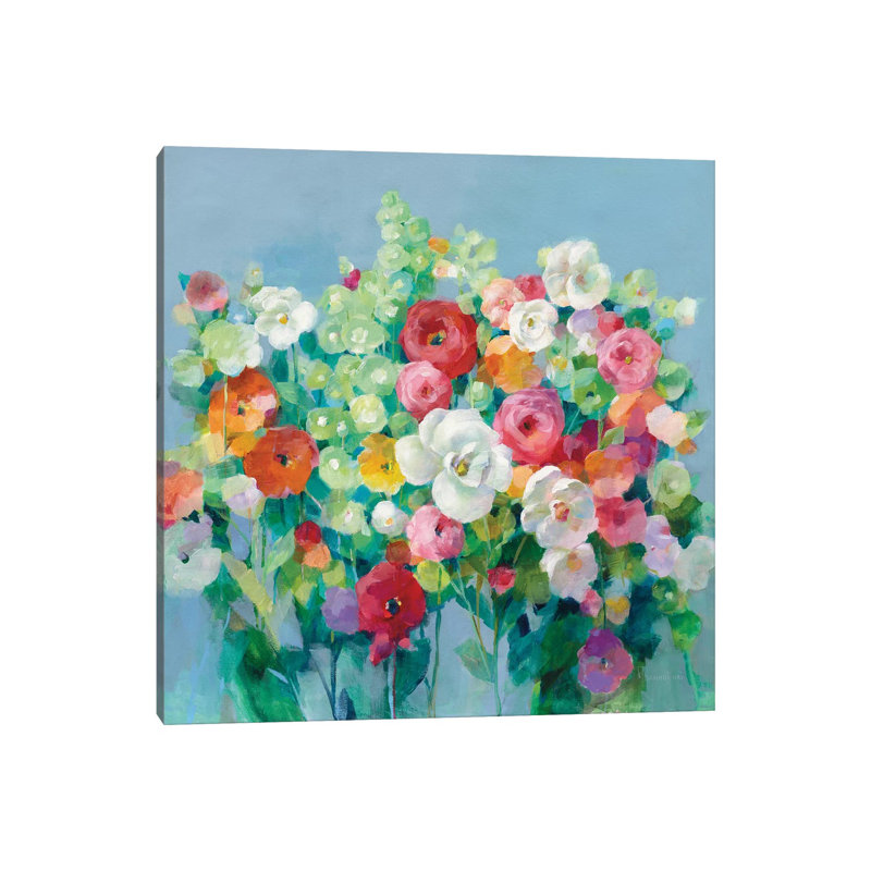 June Beauties by Danhui Nai - Wrapped Canvas Painting, 93.98 cm H x 93.98 cm W x 1.91 cm D