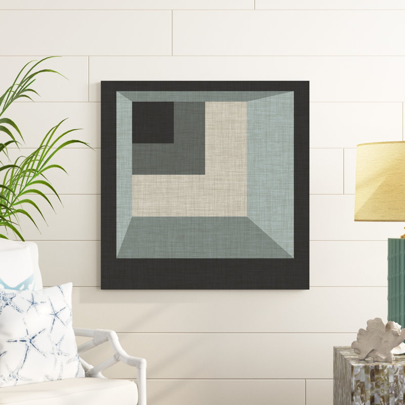 «Geometric Perspective I» par June Erica Vess, impression sur toile, Toile tendue, H 36 po x l 36 po