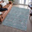 Premium Machine Washable Gurubaksh AMF1155 Floral Rug-1096497388