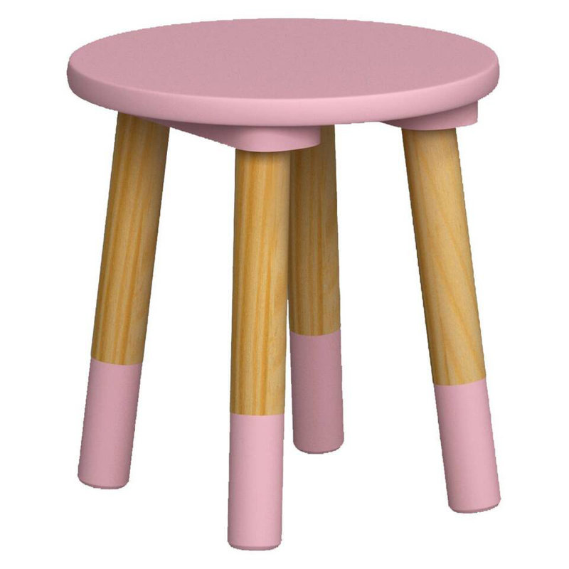Rogan Children's Stool, Pink