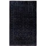 Overdyed One-of-a-Kind 3' 2" X 5' 2" Hand Knotted Area Rug