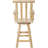 Rustic Bar Stool - Fir Wood Construction-1829540931