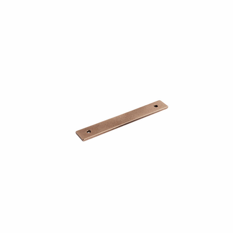 Schaub Vinci contre-plaque pour armoire / tiroir, H 5 po x l 0,75 po, Bronze naturel