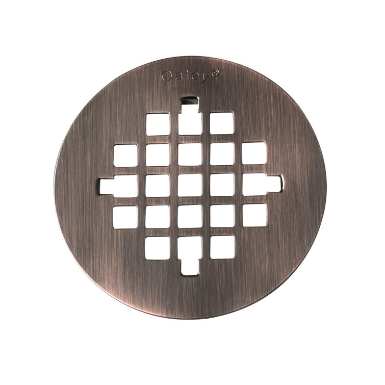 Universal 4-1/4 in. Snap-Tite Round Shower Strainer