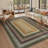 Machine Washable Faux Jute Non-Slip Braided Print Area Rug -326047037-326047034