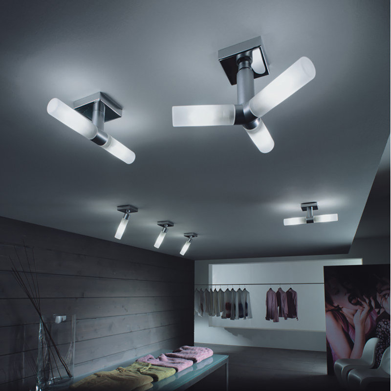 Candle 1-Light Semi Flush Mount