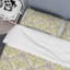 Ensemble de housse de couette à motif damassé gris et vert-172866005
