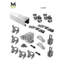 Lize Sliding Door White and Black-1120246427-1120246401