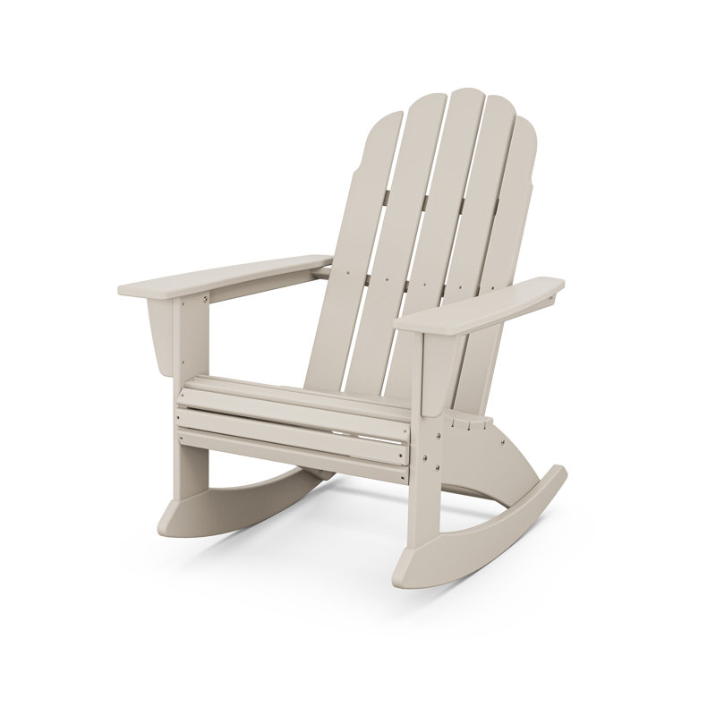 Chaise berçante d'extérieur POLYWOOD, Sable