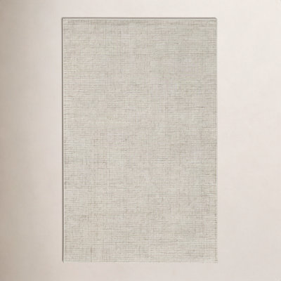 Hand-Tufted Striped Wool Rug