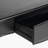 Isabel Spindle 2-Drawer Black Console Table