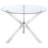 Isolde Chrome 41-inch Dining Table