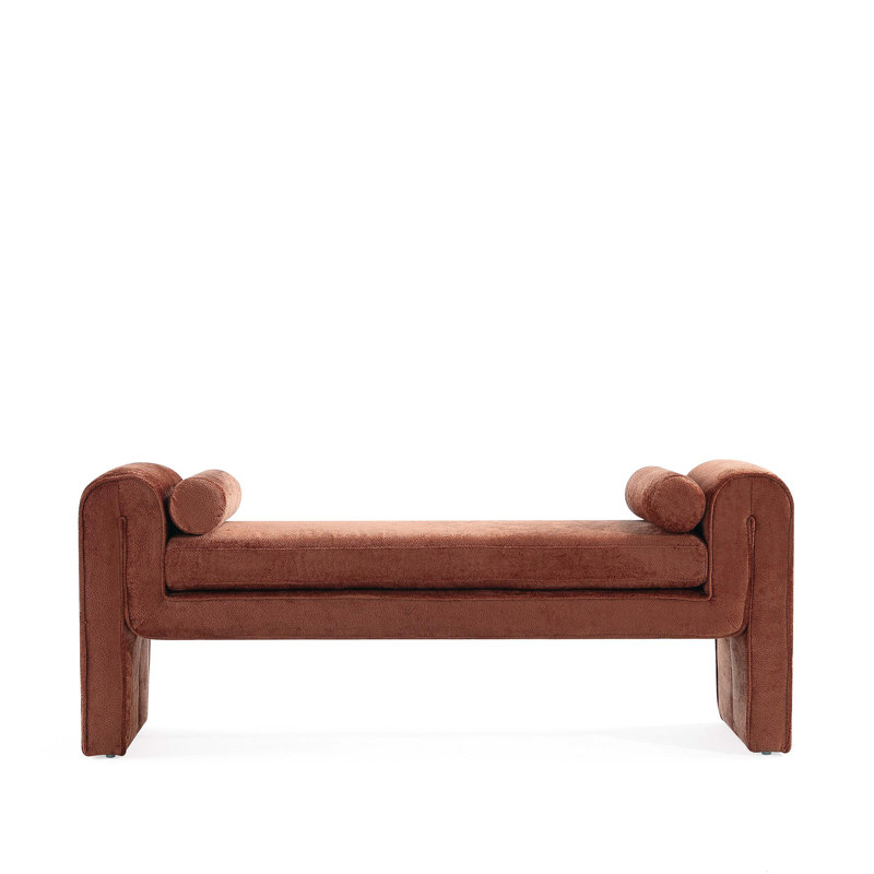 Banc en chenille Concord, Terracotta