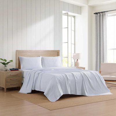 Tommy Hilfiger Printed Percale Cotton Sheet Set