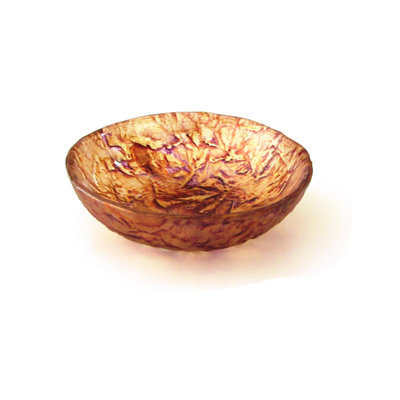Red Pomegranate Ballad Glass Candy Bowl