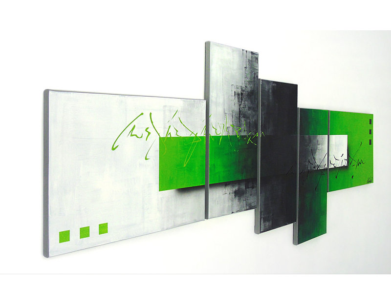 5 Piece Painting on Canvas