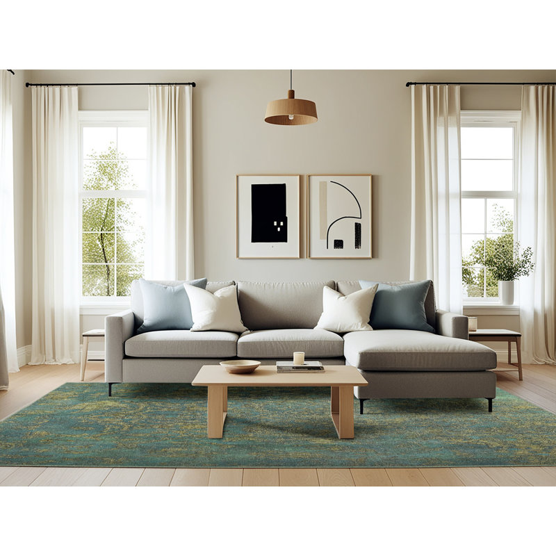 Oriental Indoor Rug, Rectangle 6' x 9'