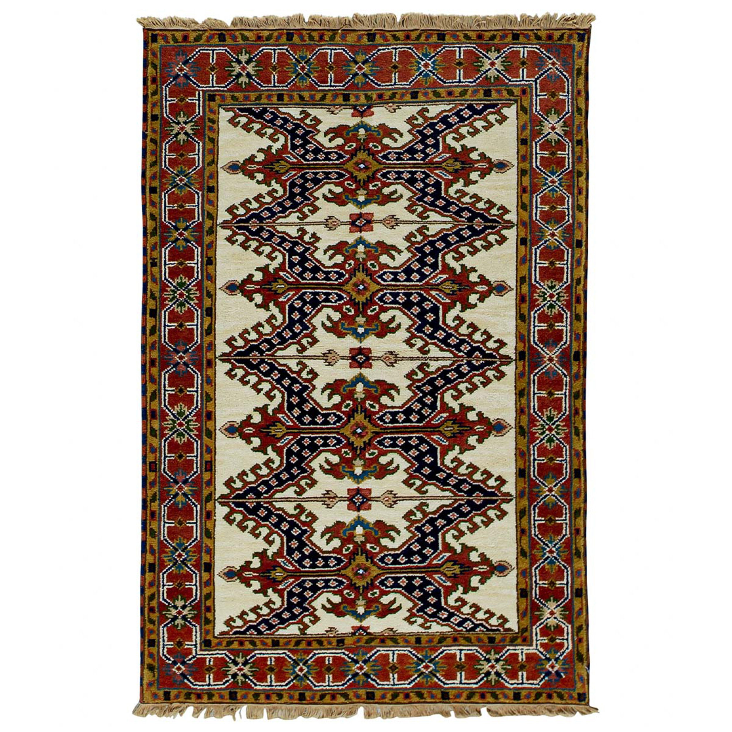 Bokara Rug Co., Inc. Dharma Hand-Knotted Wool/Silk Moroccan Area Rug in ...