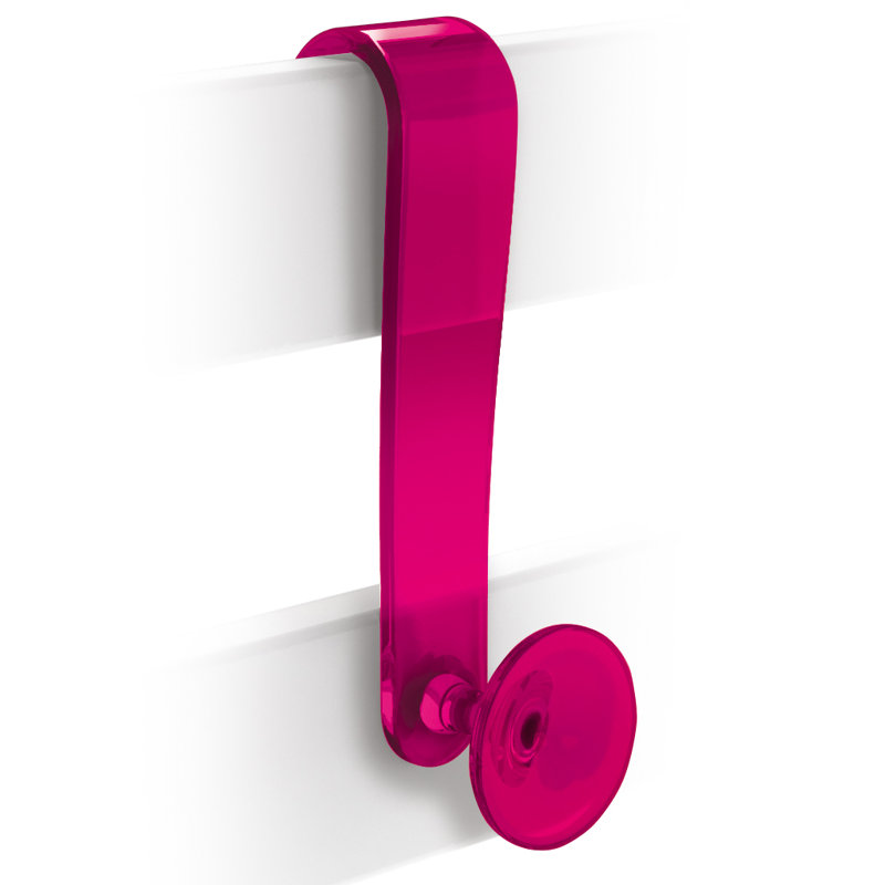 Filo Single Robe Hook, Fuchsia