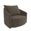 Fauteuil d'appoint rond et pivotant