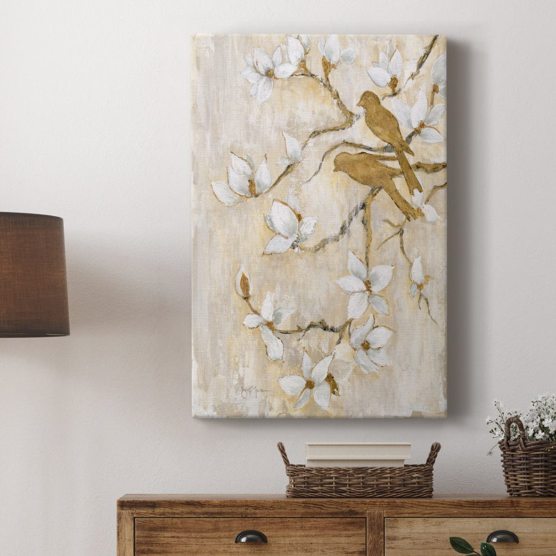 Chanson du printemps II - galerie Cavas sur mesure, H 12 po x l 8 po