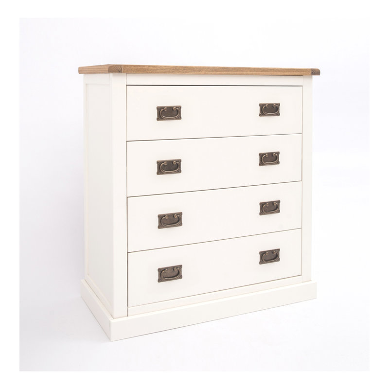 Accringt 90 cm W Chest of 4 Drawers