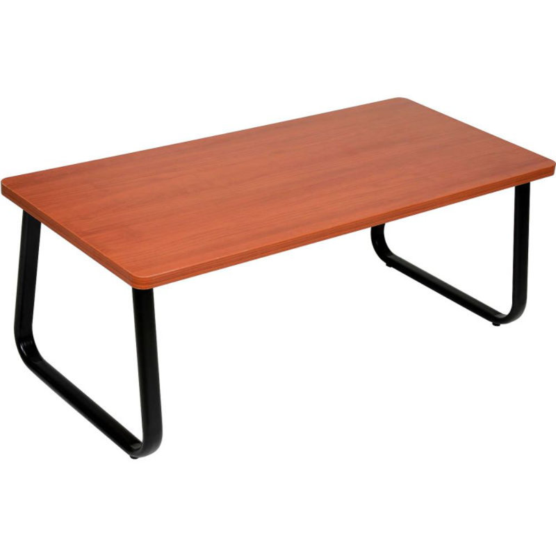 Table basse à 4 pieds, Merisier