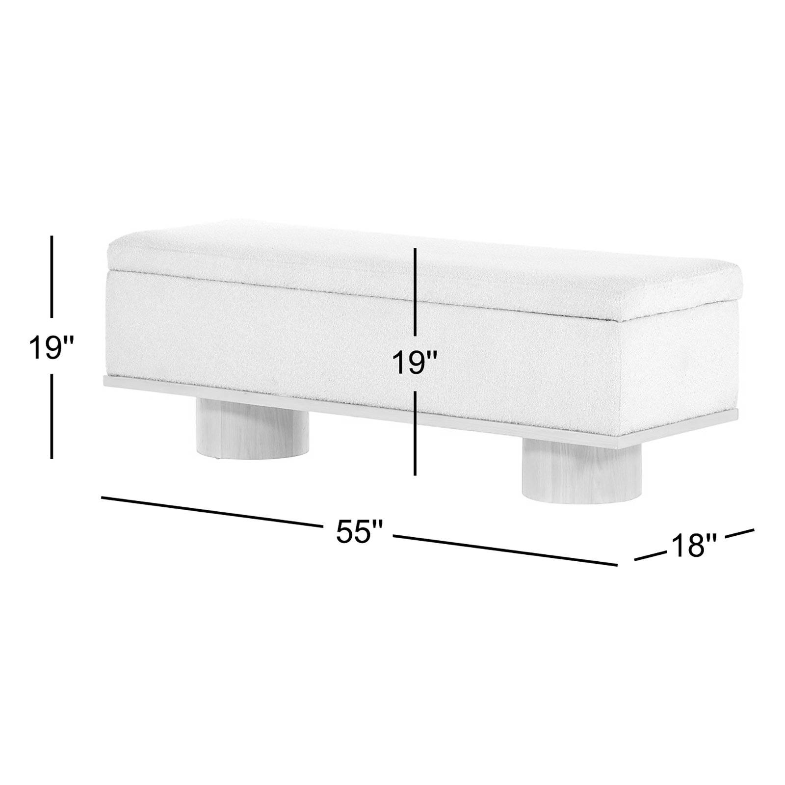 Furlane Storage Bench, Laughlin Plum
