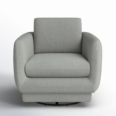 Ramel Upholstered Swivel Armchair