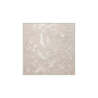 Silky Soft Plush Beige Area Rug