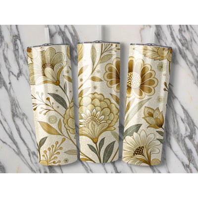 Choose Handmade Tumblers 591 mL Vacuum Insulated Stainless Steel (18/8) Travel Tumbler with Straw