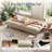 Torrence 70" Corduroy Convertible Sofa-933410696