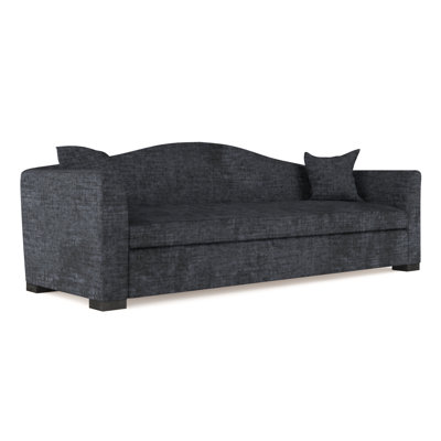 Horatio Camelback Taper Curved-Arm Sofa