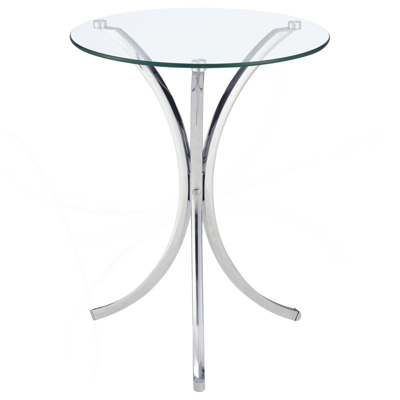 Claudia Chrome Side Table