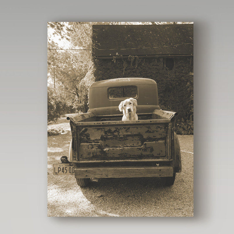 «Get out of Dodge» de Kinneola, reproduction de photo sur toile tendue, H 19 po x l 14 po x P 2 po