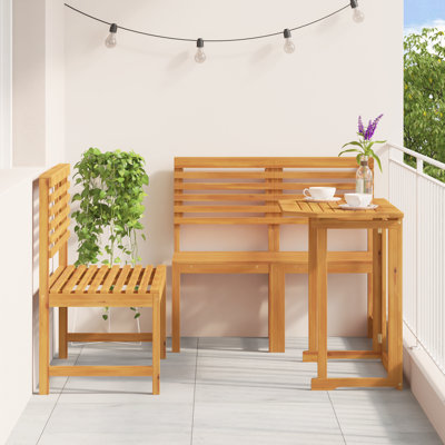 Ensemble bistro 3 pièces vidaXL Garden