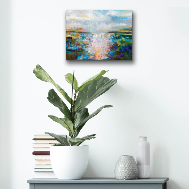 «Calm Dawn» par Jeanette Vertentes, H 12 po x l 16 po x P 0,13 po