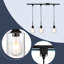 Luminaire suspendu noir mat