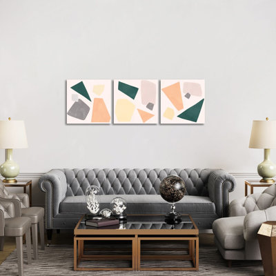 Curio Triptych - Canvas Wall Art Set - Wrapped Canvas (Set of 3)