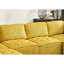 6 coussins de siège modulaires et portables, usure en velours côtelé jaune-326208640