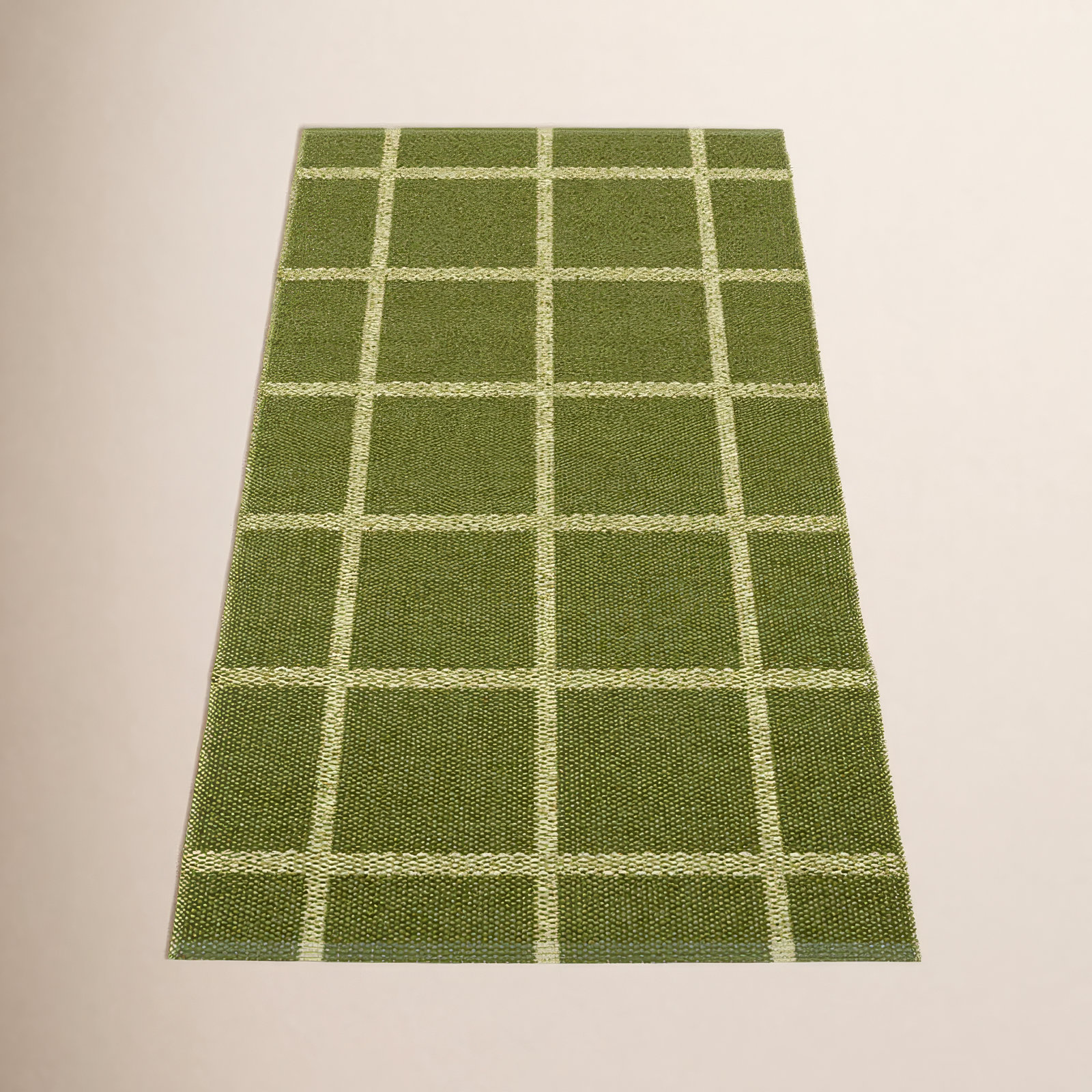 Hand-Woven Geometric Rug