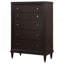 Commode 5 tiroirs Brun Niguel